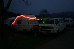 Lichterketten an VW T3
