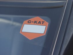 G-Kat-Plakette, auch Ozonplakette genannt