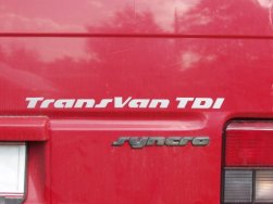 VW T4 Transvan Schriftzug
