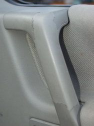 Abgenutzte »Soft Touch« Oberfläche