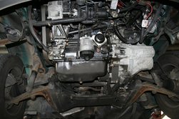 VR6 im VW T4 von unten