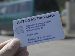 Bezahlt wird mit der Kundenkarte