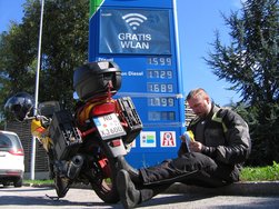Bei einer Rast in Österreich (Autobahn A12)