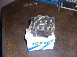 Neue Bremsbeläge von Icer