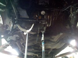 Abstützung Motor