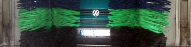 VW T4 VR6 in der Waschstraße, Mai 2008